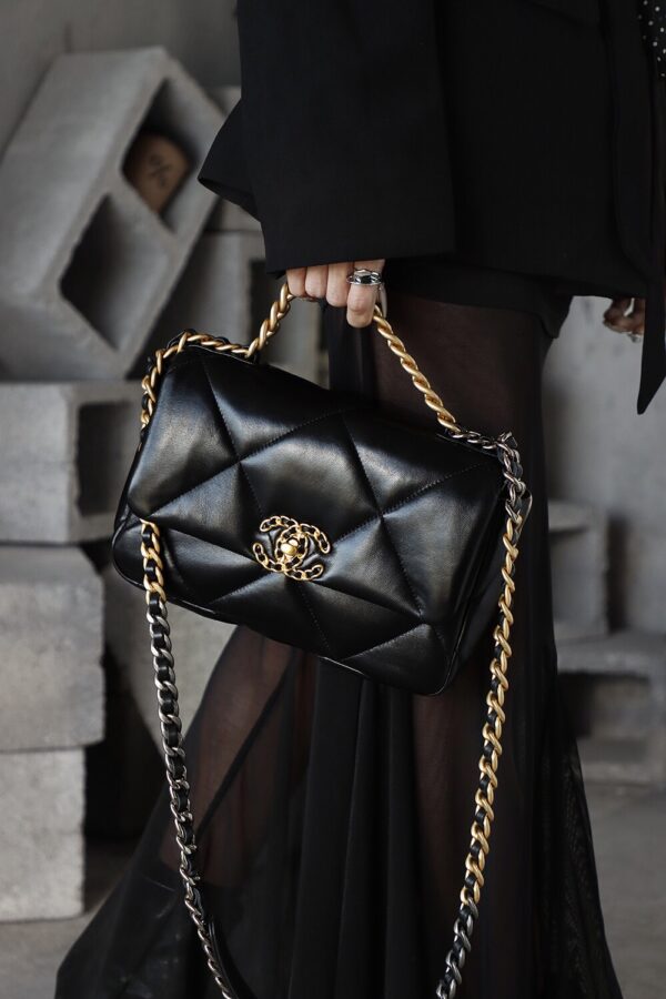 img_2884 God Factory 19 Bag Small Black / Gold Hardware Size 16*26*9 cm