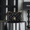 God Factory Chanel 24C Medium Size 14.5*22*8 cm 24K Retro Gold Hardware / Black