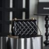 God Factory Chanel 24C Medium Size 14.5*22*8 cm 24K Retro Gold Hardware / Black