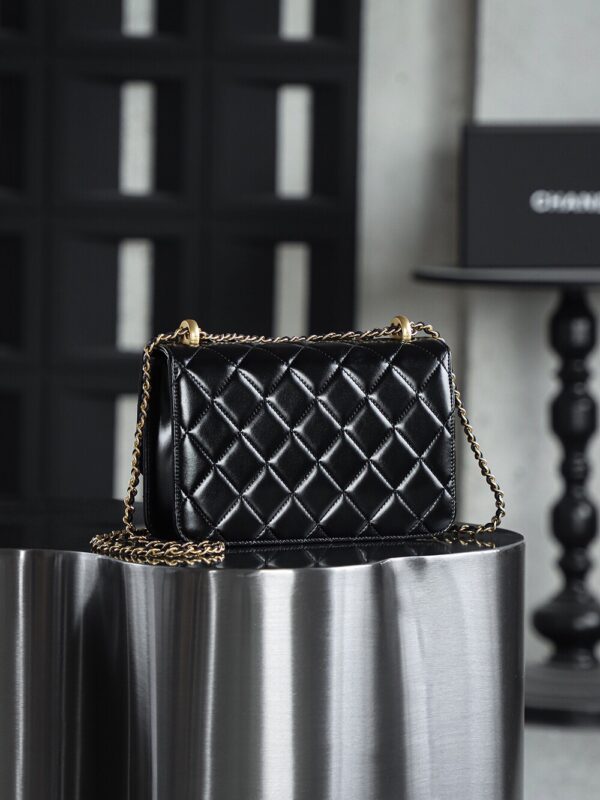 img_2888 God Factory Chanel 24C Medium Size 14.5*22*8 cm 24K Retro Gold Hardware / Black