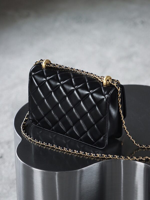 img_2891 God Factory Chanel 24C Medium Size 14.5*22*8 cm 24K Retro Gold Hardware / Black