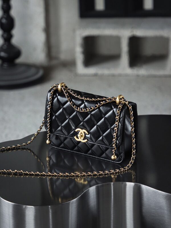 img_2892 God Factory Chanel 24C Medium Size 14.5*22*8 cm 24K Retro Gold Hardware / Black