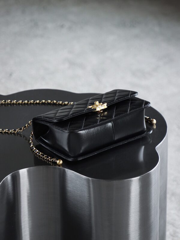 img_2893 God Factory Chanel 24C Medium Size 14.5*22*8 cm 24K Retro Gold Hardware / Black
