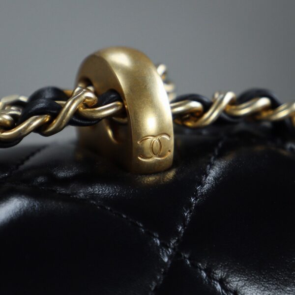 img_2895 God Factory Chanel 24C Medium Size 14.5*22*8 cm 24K Retro Gold Hardware / Black