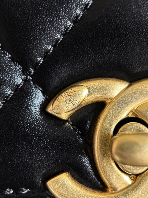 img_2902 God Factory Chanel 24C Medium Size 14.5*22*8 cm 24K Retro Gold Hardware / Black