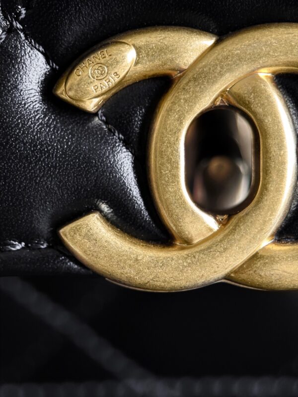 img_2903 God Factory Chanel 24C Medium Size 14.5*22*8 cm 24K Retro Gold Hardware / Black
