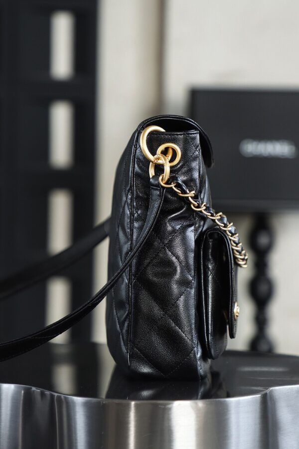 God Factory Yupoo 24P HoPo Large Bonaudo Retro Gold Hardware / Black Size 30*21.5*5 cm