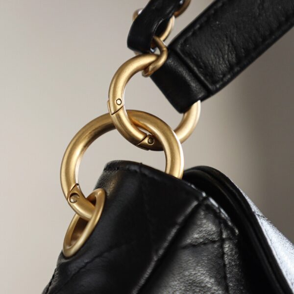 God Factory Yupoo 24P HoPo Large Bonaudo Retro Gold Hardware / Black Size 30*21.5*5 cm