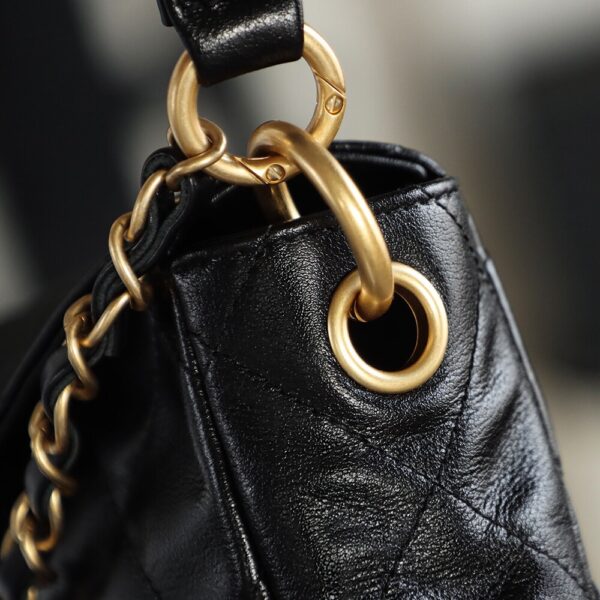 God Factory Yupoo 24P HoPo Large Bonaudo Retro Gold Hardware / Black Size 30*21.5*5 cm