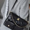 God Factory Yupoo 24P HoPo Large Bonaudo Retro Gold Hardware / Black Size 30*21.5*5 cm