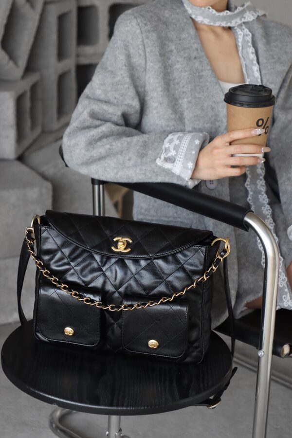 God Factory Yupoo 24P HoPo Large Bonaudo Retro Gold Hardware / Black Size 30*21.5*5 cm