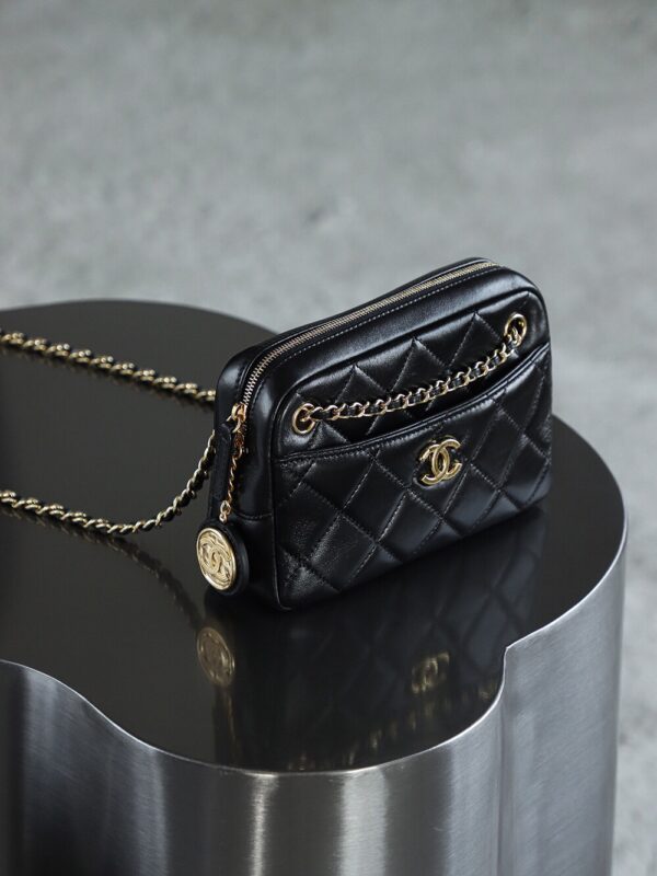 img_2976 God Factory Yupoo 24K Camera Bags Small 24K Retro Gold Hardware / Black Size 12*18*7 cm