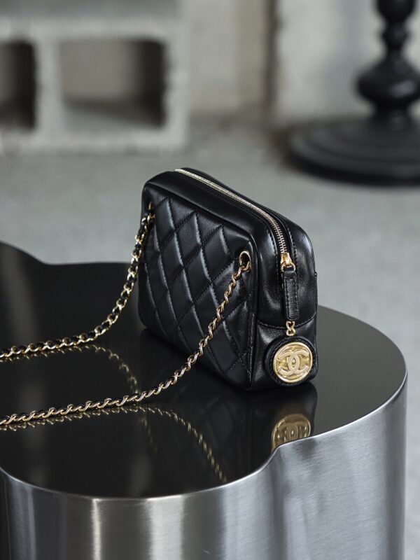 img_2977 God Factory Yupoo 24K Camera Bags Small 24K Retro Gold Hardware / Black Size 12*18*7 cm
