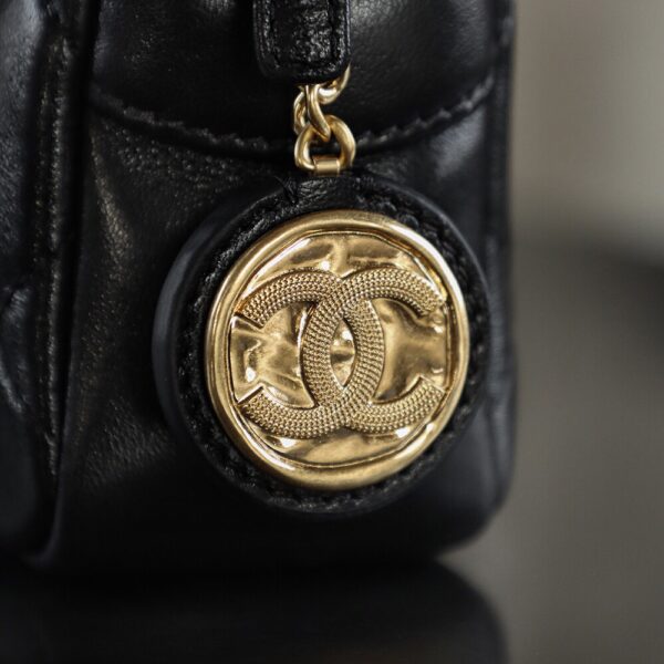 img_2986 God Factory Yupoo 24K Camera Bags Small 24K Retro Gold Hardware / Black Size 12*18*7 cm