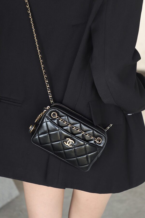 img_2992 God Factory Yupoo 24K Camera Bags Small 24K Retro Gold Hardware / Black Size 12*18*7 cm