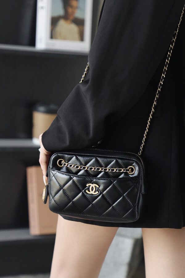 img_2994 God Factory Yupoo 24K Camera Bags Small 24K Retro Gold Hardware / Black Size 12*18*7 cm