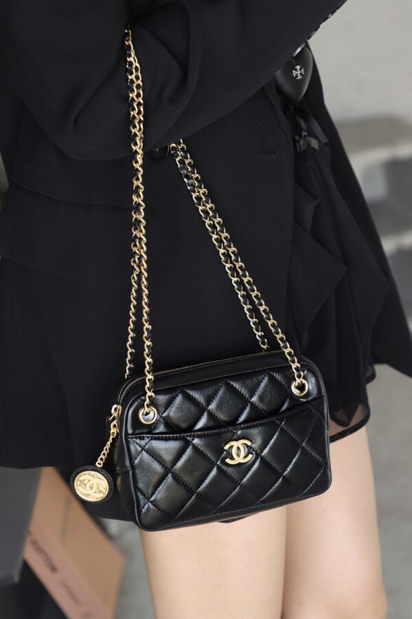 img_2995 God Factory Yupoo 24K Camera Bags Small 24K Retro Gold Hardware / Black Size 12*18*7 cm