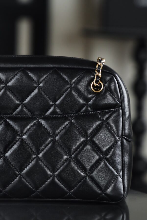 God Factory Yupoo 24K Camera Bags Medium 24K Retro Gold Hardware / Black Size 19*24*9 cm