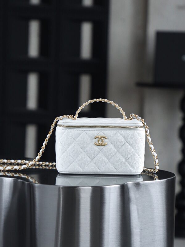 img_3025 God Factory Yupoo 22S 24K Retro Gold Hardware / White HAAS Leather Size 16*10*8 cm