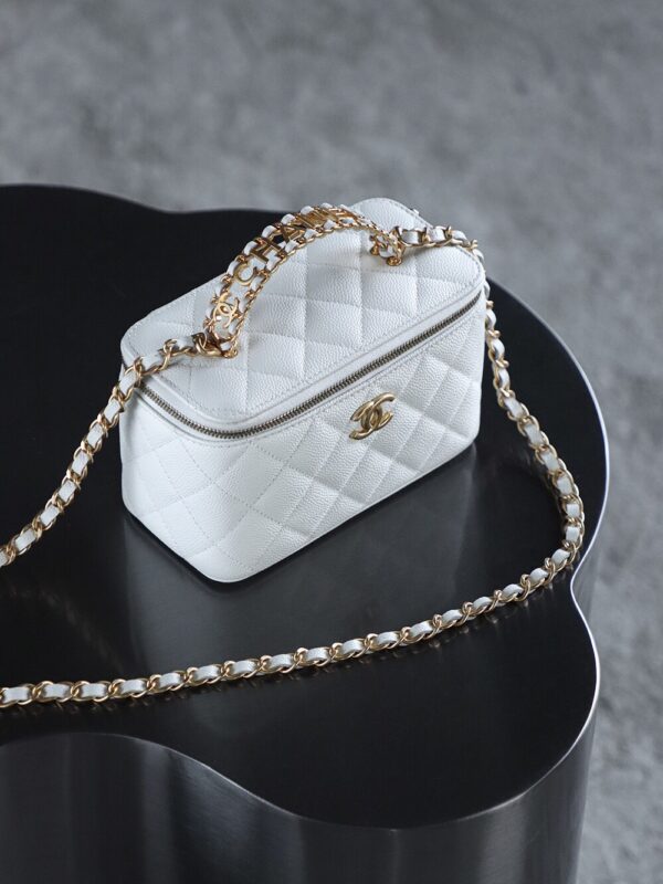 img_3031 God Factory Yupoo 22S 24K Retro Gold Hardware / White HAAS Leather Size 16*10*8 cm