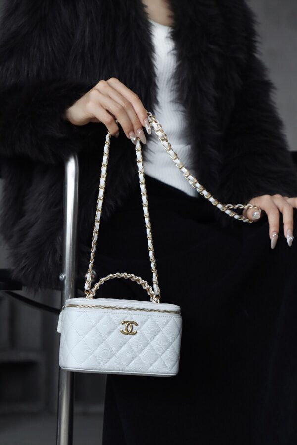 img_3043 God Factory Yupoo 22S 24K Retro Gold Hardware / White HAAS Leather Size 16*10*8 cm