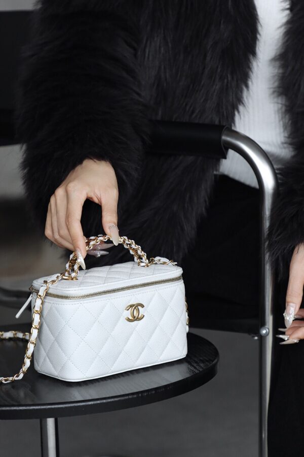 img_3047 God Factory Yupoo 22S 24K Retro Gold Hardware / White HAAS Leather Size 16*10*8 cm