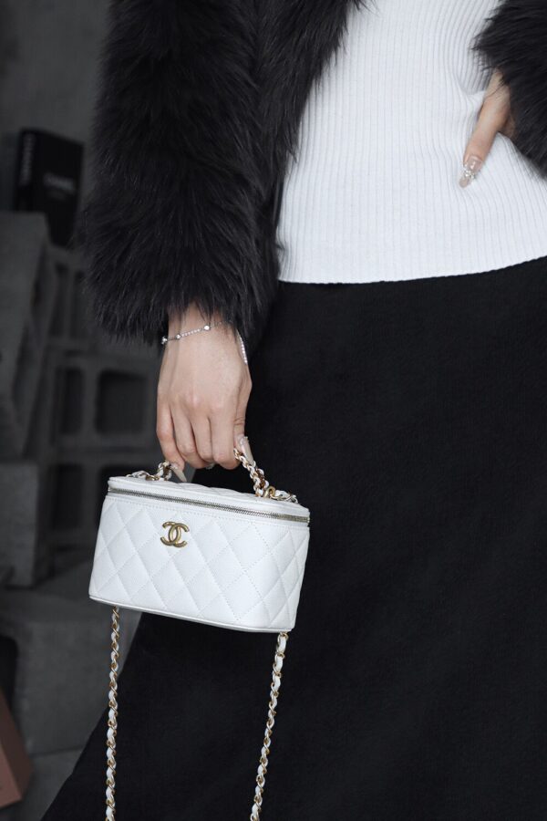 img_3049 God Factory Yupoo 22S 24K Retro Gold Hardware / White HAAS Leather Size 16*10*8 cm