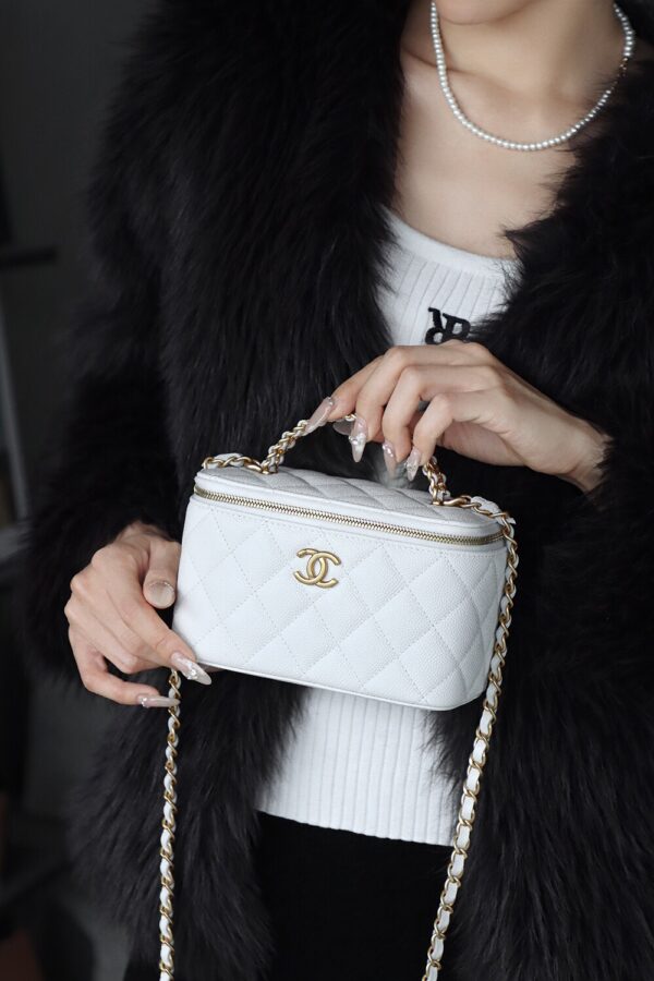 img_3050 God Factory Yupoo 22S 24K Retro Gold Hardware / White HAAS Leather Size 16*10*8 cm