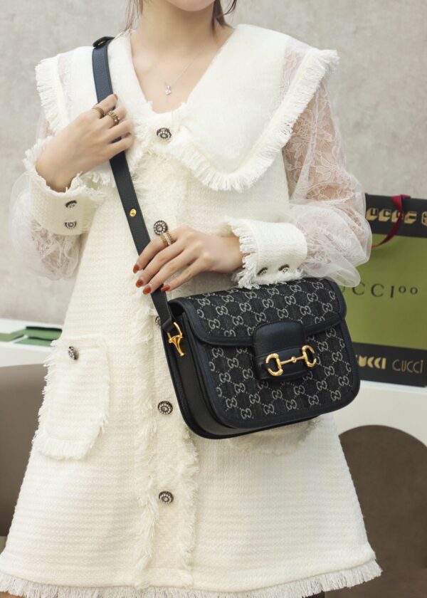 God Factory Gucci 𝟏𝟗𝟓𝟓 𝐃𝐞𝐧𝐢𝐦 602204 Size 25*18*8cm