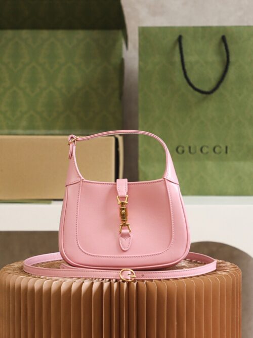 God Factory Gucci 𝐉𝐚𝐜𝐤𝐢𝐞 𝐌𝐢𝐧𝐢 𝟭𝟵𝟲1 637091 Pink Size 19*13*3cm