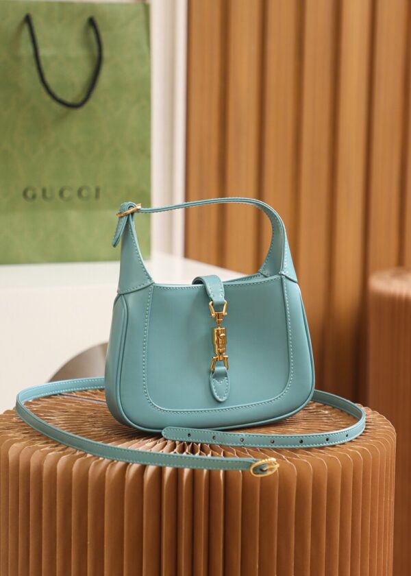 God Factory Gucci 𝐉𝐚𝐜𝐤𝐢𝐞 𝐌𝐢𝐧𝐢 𝟭𝟵𝟲1 637091 Blue Size 19*13*3cm