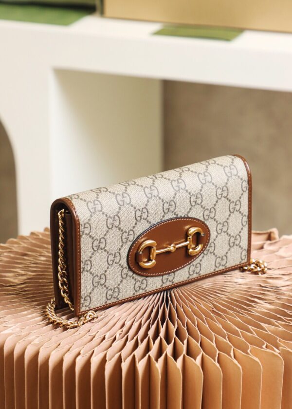 God Factory Gucci 𝐇𝐨𝐫𝐬𝐞𝐛𝐢𝐭 𝐖𝐨𝐜 621892 / Brown Size 19*10*3𝙘𝙢