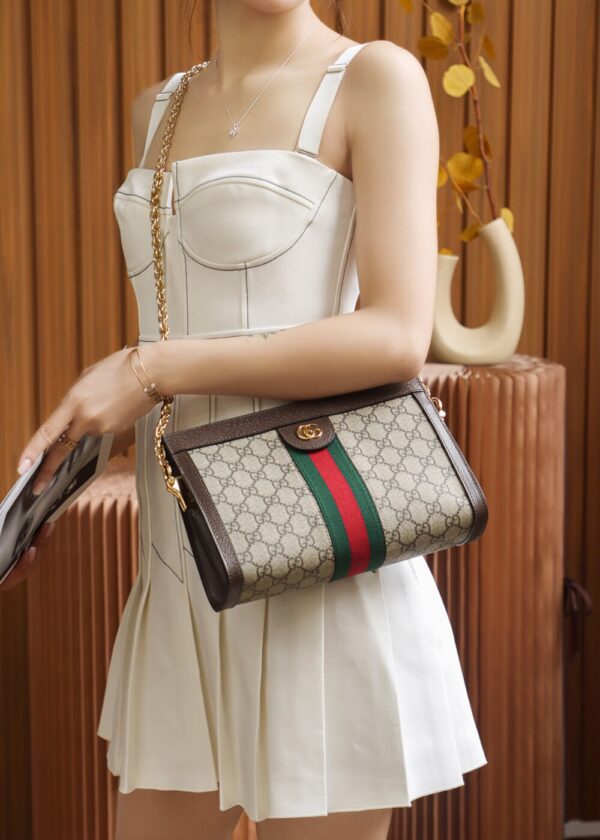 God Factory Gucci 𝐆𝐆 𝐎𝐩𝐡𝐢𝐝𝐚 Small 503877 Size 26*17.5*8cm