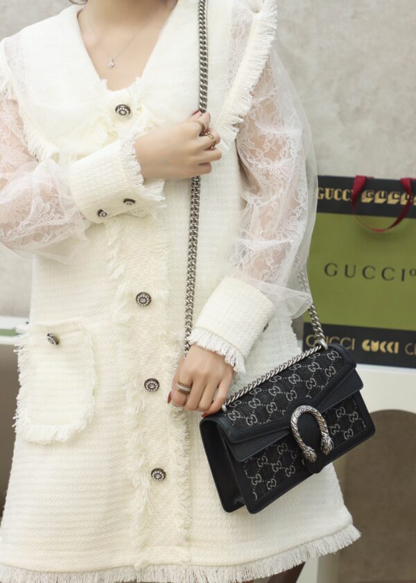 God Factory Gucci 𝐃𝐢𝐨𝐧𝐲𝐬𝐮𝐬 𝐃𝐞𝐧𝐢𝐦 𝟐𝟓 499623 Size 25*13.5*7cm