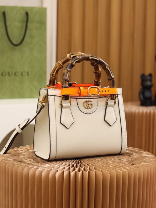 God Factory Gucci Diana Mini White 655661 Size 20*16*10cm