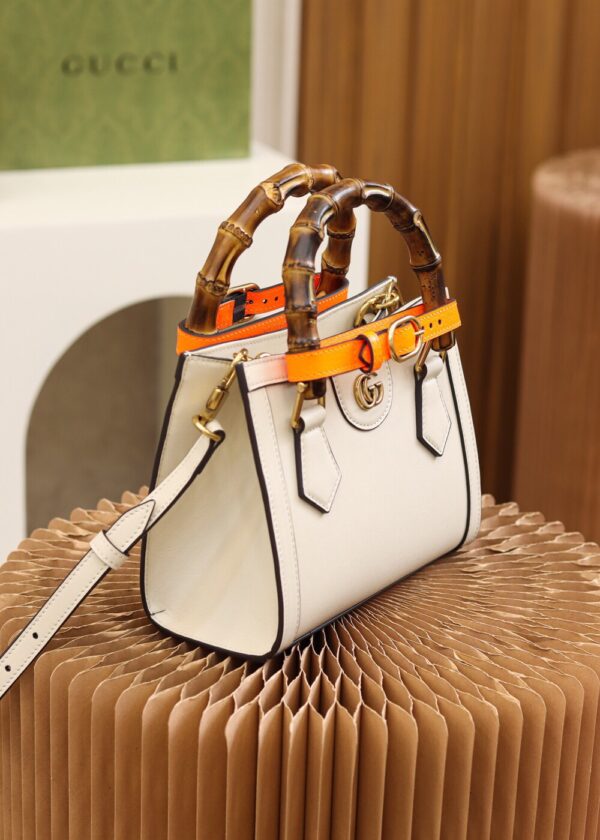 God Factory Gucci Diana Mini White 655661 Size 20*16*10cm