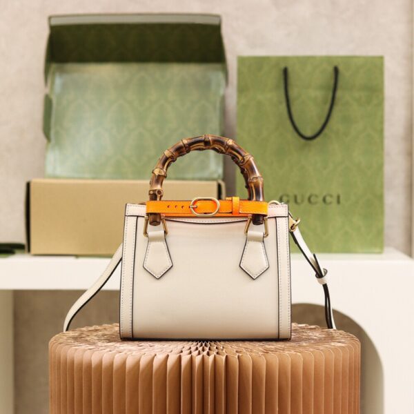 God Factory Gucci Diana Mini White 655661 Size 20*16*10cm