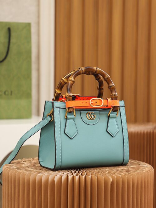 God Factory Gucci Diana Mini Blue 655661 Size 20*16*10cm