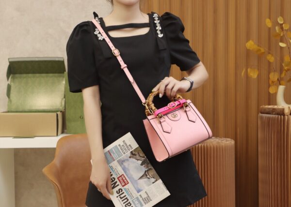 God Factory Gucci Diana Mini Pink 655661 Size 20*16*10cm