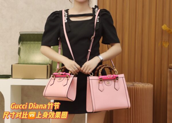 God Factory Gucci Diana Mini Pink 655661 Size 20*16*10cm