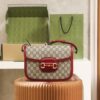 God Factory Gucci 𝐇𝐨𝐫𝐬𝐞𝐛𝐢𝐭 𝟭𝟵𝟱𝟱 Red 602204 Size 25*18*8cm