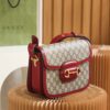 God Factory Gucci 𝐇𝐨𝐫𝐬𝐞𝐛𝐢𝐭 𝟭𝟵𝟱𝟱 Red 602204 Size 25*18*8cm