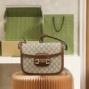 God Factory Gucci 𝐇𝐨𝐫𝐬𝐞𝐛𝐢𝐭 𝟭𝟵𝟱𝟱 Brown 602204 Size 25*18*8cm