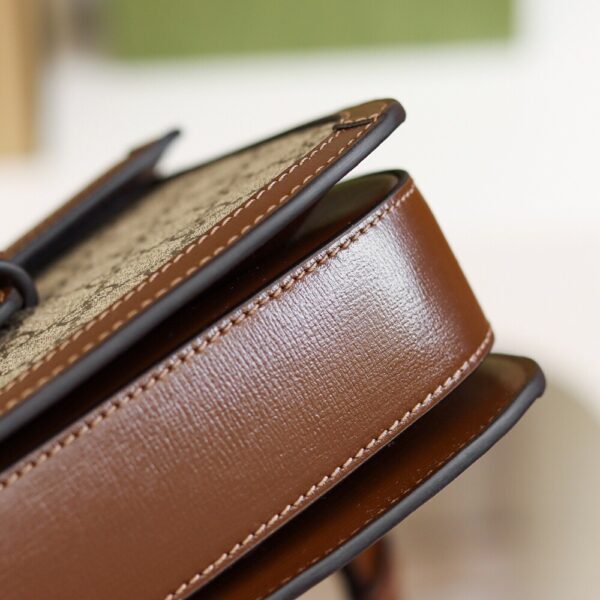 God Factory Gucci 𝐇𝐨𝐫𝐬𝐞𝐛𝐢𝐭 𝟭𝟵𝟱𝟱 Brown 602204 Size 25*18*8cm
