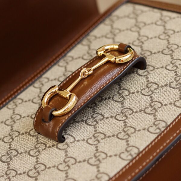 God Factory Gucci 𝐇𝐨𝐫𝐬𝐞𝐛𝐢𝐭 𝟭𝟵𝟱𝟱 Brown 602204 Size 25*18*8cm