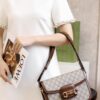 God Factory Gucci 𝐇𝐨𝐫𝐬𝐞𝐛𝐢𝐭 𝟭𝟵𝟱𝟱 Brown 602204 Size 25*18*8cm