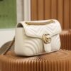 God Factory Gucci 𝙂 𝙂 𝙈𝙖𝙧𝙢𝙤𝙣𝙩 White 443497 Size 26*15*7cm