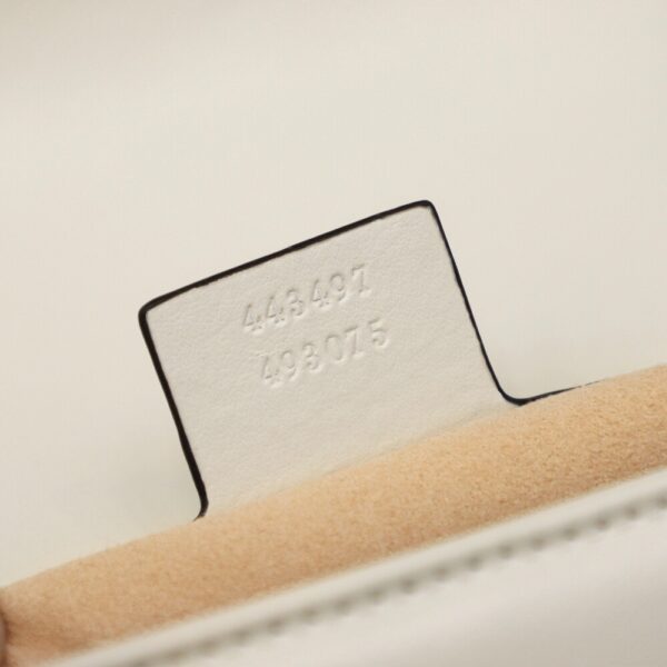 God Factory Gucci 𝙂 𝙂 𝙈𝙖𝙧𝙢𝙤𝙣𝙩 White 443497 Size 26*15*7cm