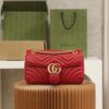 God Factory Gucci 𝙂 𝙂 𝙈𝙖𝙧𝙢𝙤𝙣𝙩 Red 443497 Size 26*15*7cm