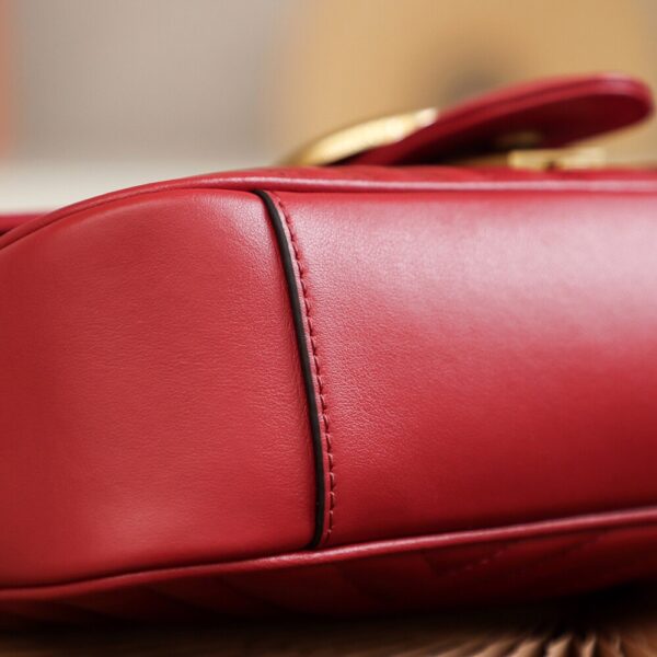 God Factory Gucci 𝙂 𝙂 𝙈𝙖𝙧𝙢𝙤𝙣𝙩 Red 443497 Size 26*15*7cm